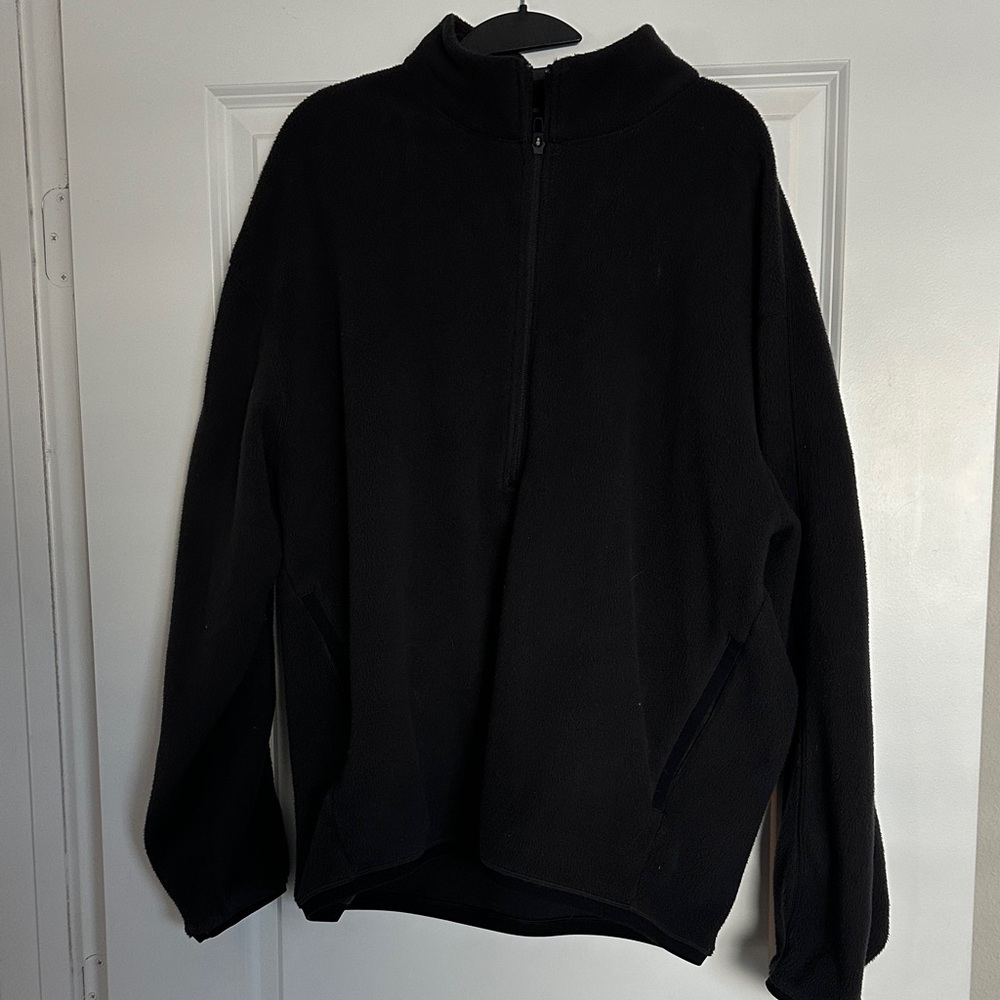 Lululemon Athletica Black Fleece Quarter-Zip